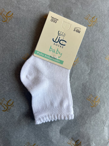 White JC Socks 30922