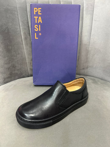 Black Petasil Pax School Shoe