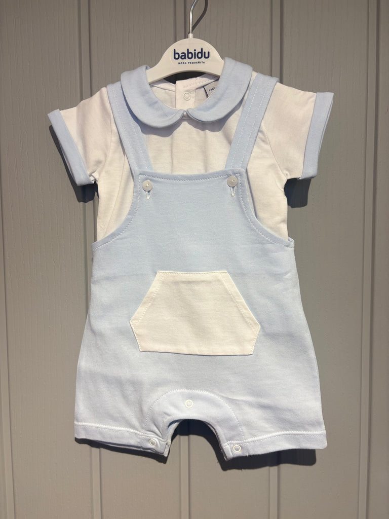 Blue Babidu Dungaree Set 42219