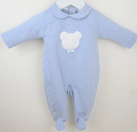 Blue Pex Boys Foster Sleepsuit