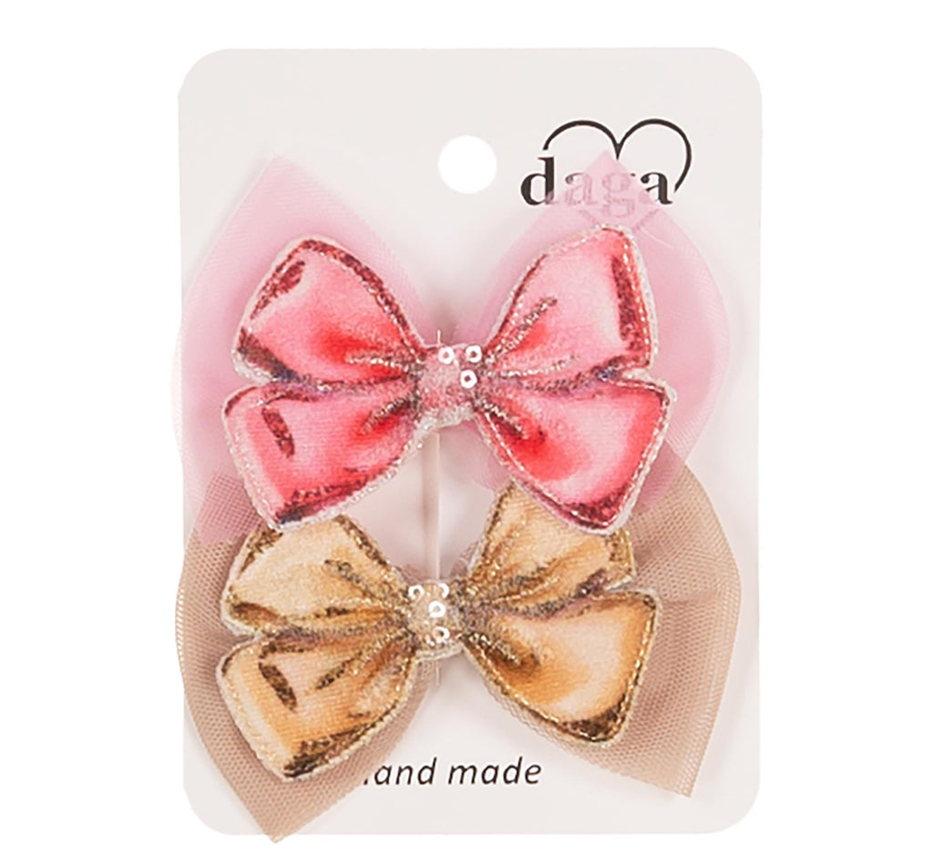 Daga Bow Hair Clips A24156