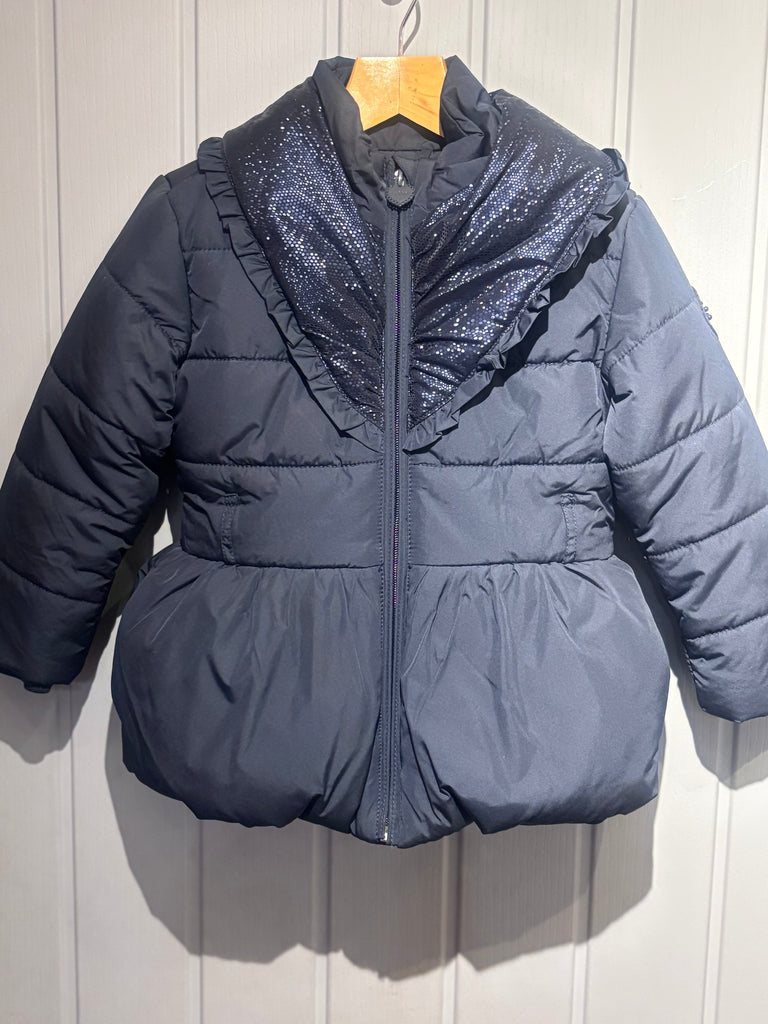 Le Chic Navy Coat 5205