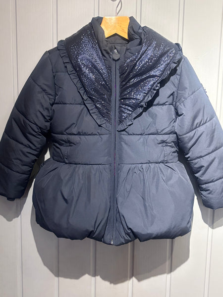 Le Chic Navy Coat 5205