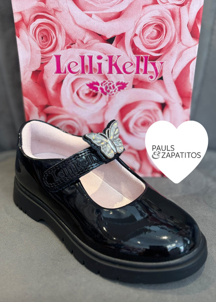 Black Patent Lelli Kelly Delilah 3 LK8936