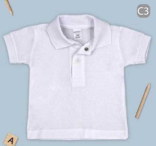 White Rapife Polo 8833