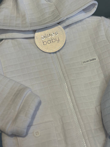 Boys Blues Baby White Jacket BB1889