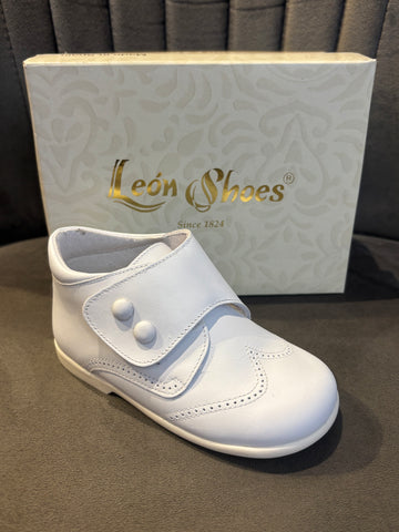 White Leather Leon Boot 2600