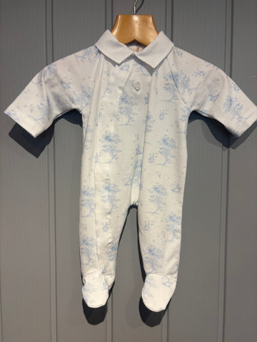 Pale Blue Patachou Babygrow 33387