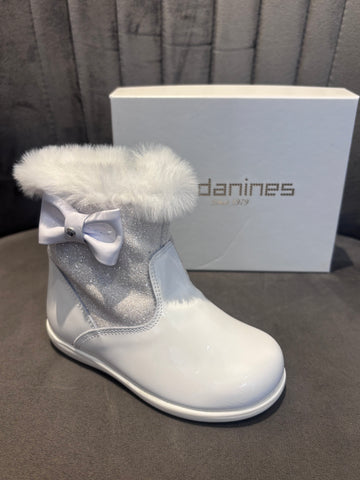 Andanine White Patent Boot 252644