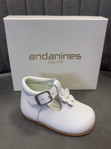 Andanine White Leather Shoe 251264
