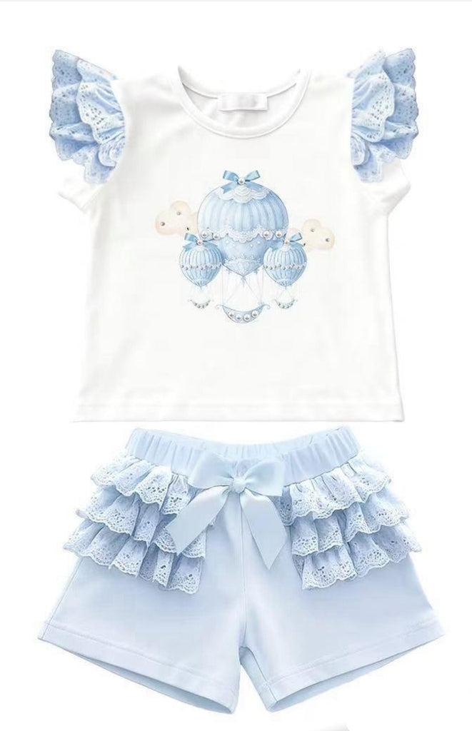 Blue Giorgio Bambini Girls Set YG40