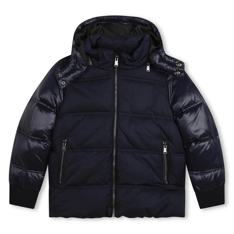 Blue BOSS Puffer Jacket J26525