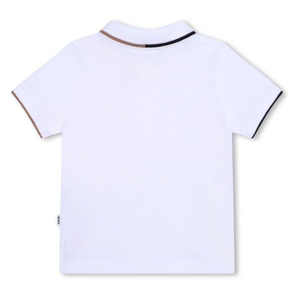 White BOSS Polo J51284