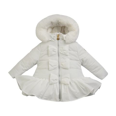 White Little A Elsa Coat LA23301 ***IN STOCK***