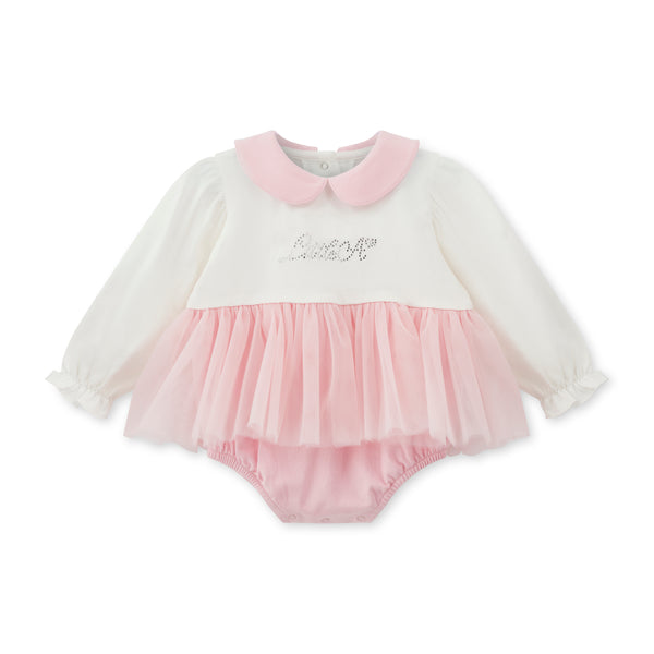 Pink Little A Kimberly Romper