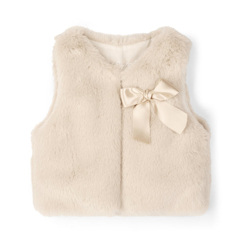 Stone Beige Little A Dani Gilet - PRE ORDER AVAILABLE