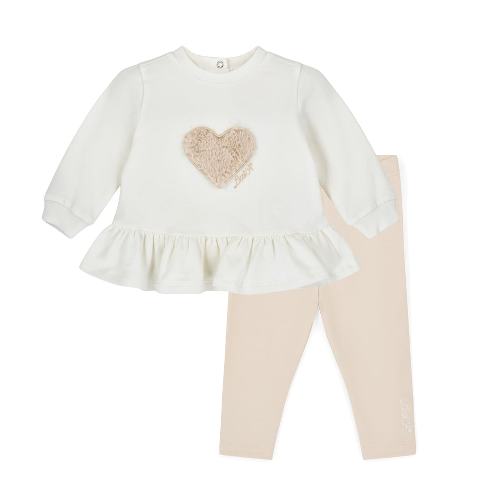 Stone White Little A Demi Legging Set - PRE ORDER AVAILABLE