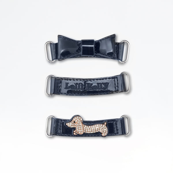 Navy Patent Lelli Kelly Taylor LK8466