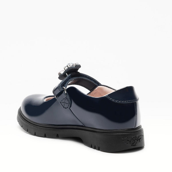 Navy Patent Lelli Kelly Bianca 3 LK8916 *IN STOCK