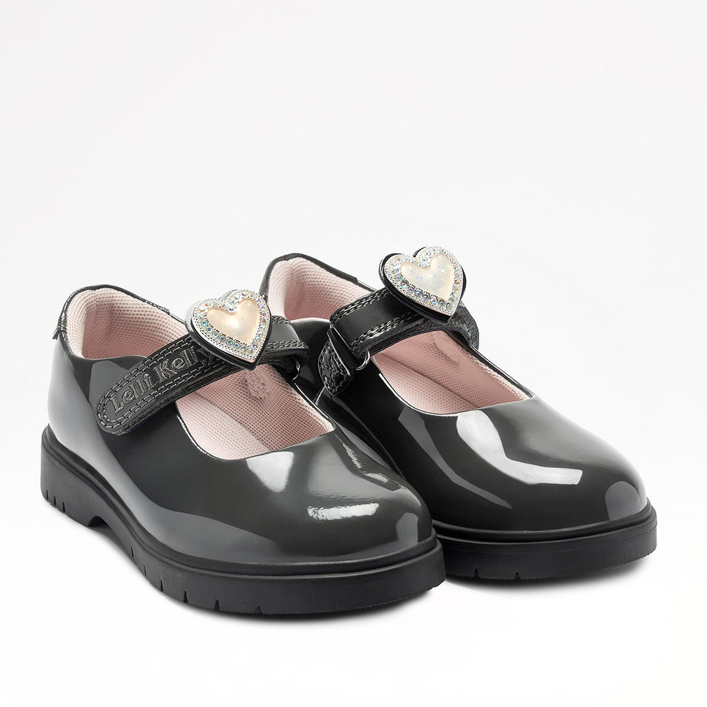 Grey Patent Lelli Kelly Sabrina LK8967