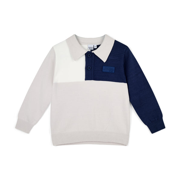 Grey mitch&son Jude Polo