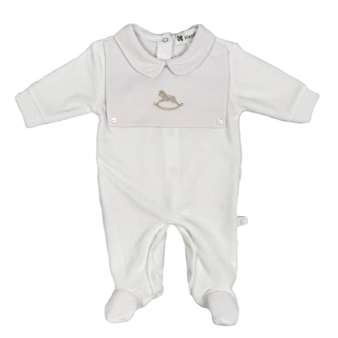 White Boys Kleo Babygrow LBW2551