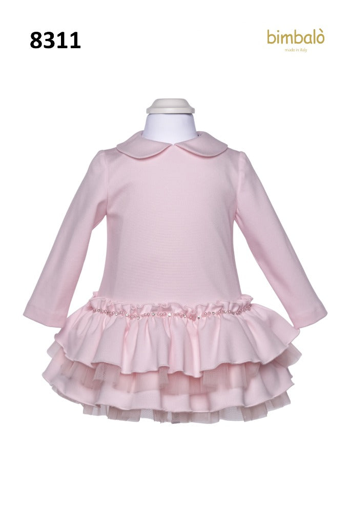 Pink Bimbalo Girls Dress 8311