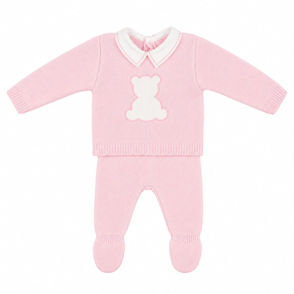 Pink Kleo Girls Knitted Set KL25W4