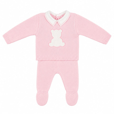 Pink Kleo Girls Knitted Set KL25W4
