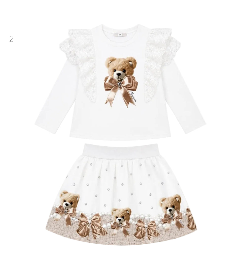 Ivory Giorgio Bambini Girls Set YG204