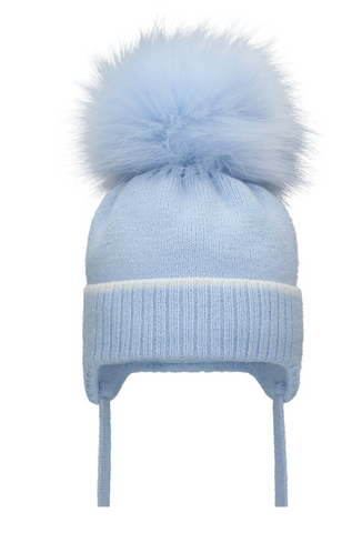 Blue Pom Pom Envy Alfie Hat