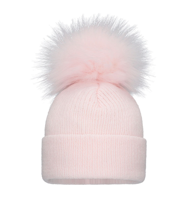 Pink Pom Pom Envy Baby Knit Single Hat