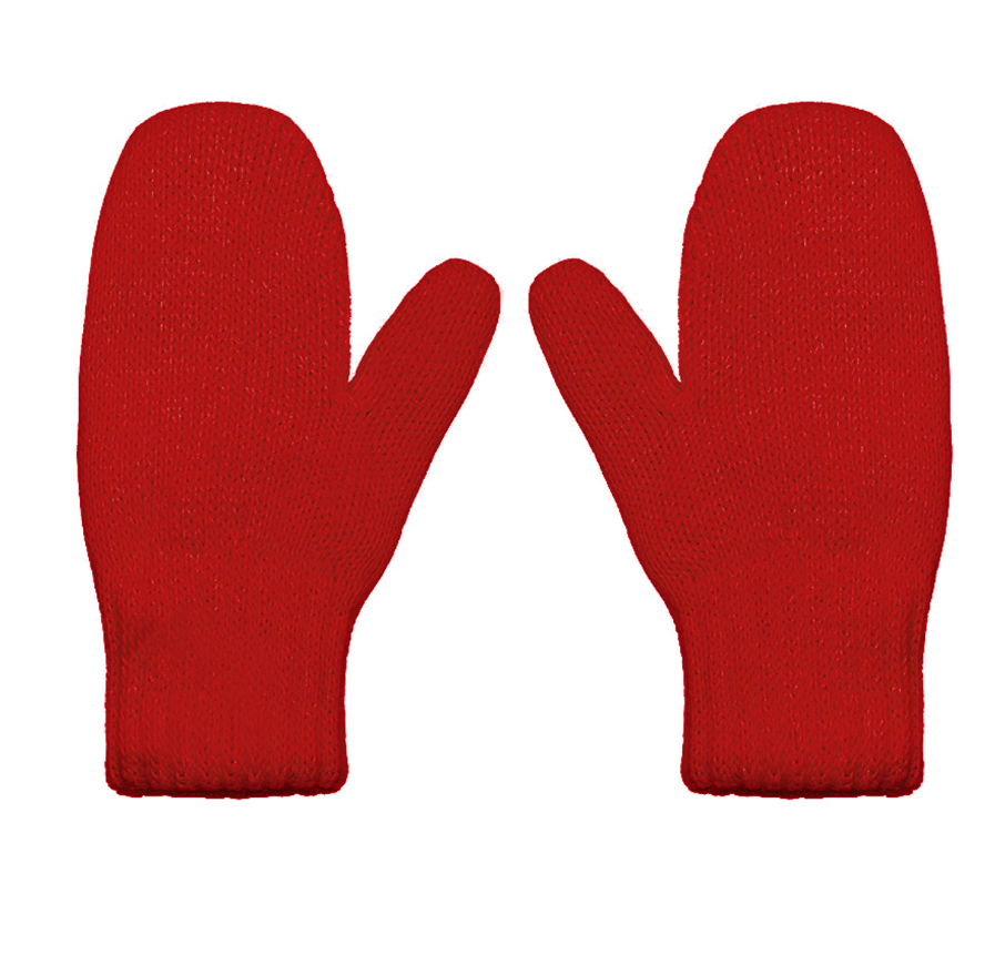 Red Pom Pom Envy Mitts