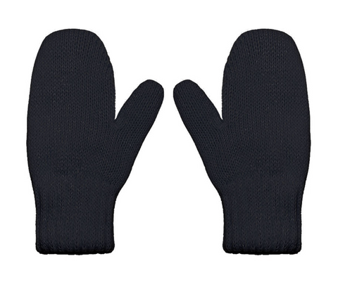 Navy Pom Pom Envy Mitts