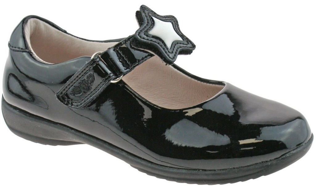 Black Patent Lelli Kelly LK8640 Colourissima G Fit