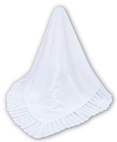 White Sarah Louise Shawl 000006