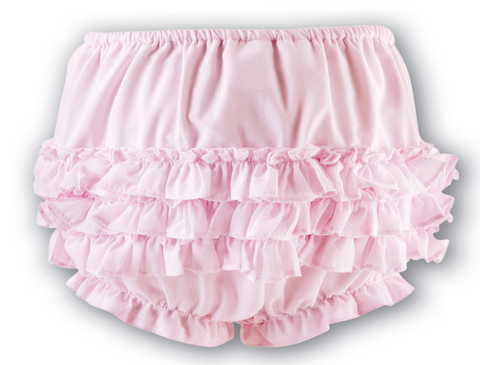 Pink Sarah Louise Frilly Pants 003760