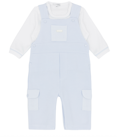 Boys Blues Baby Dungaree Set BB3228