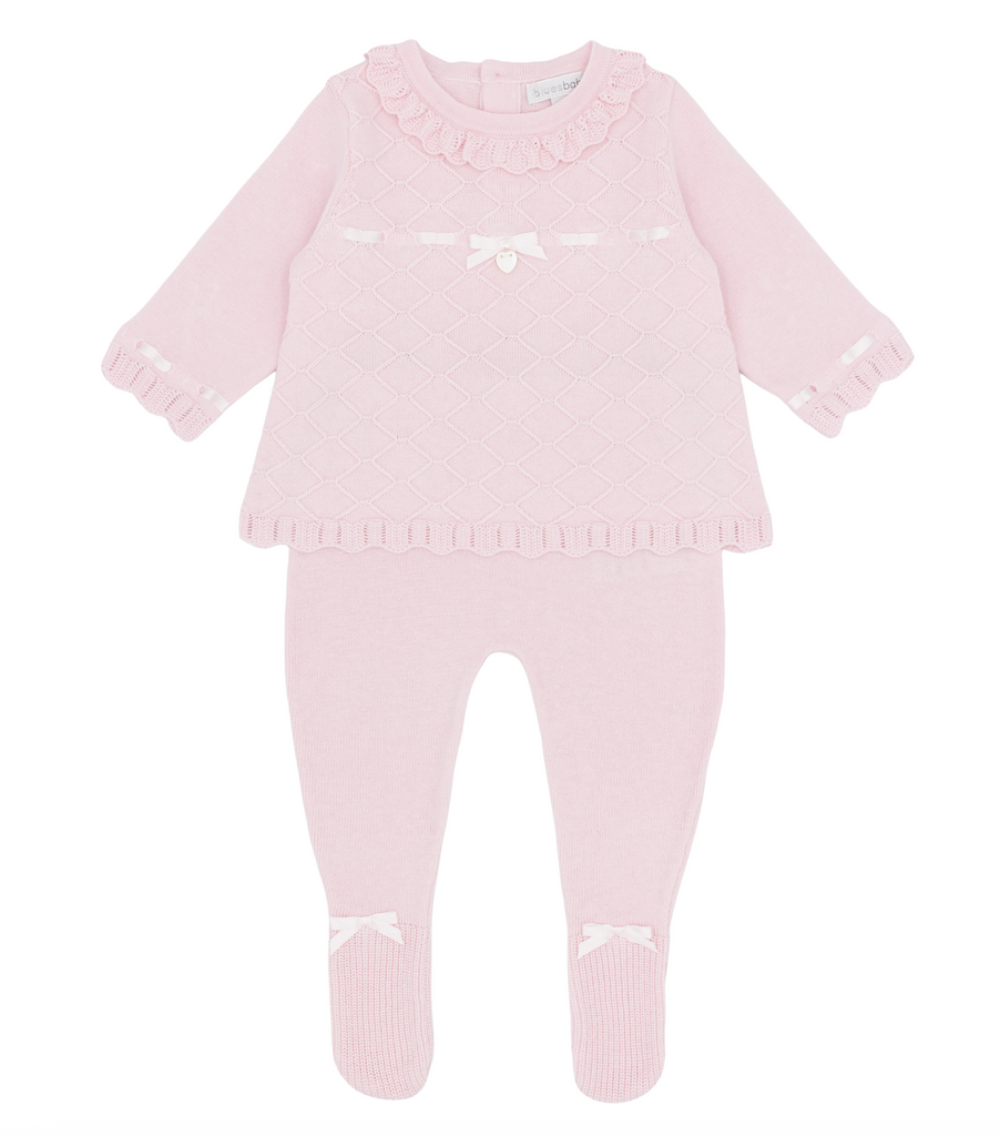 Pink Blues Baby Knitted Set BB3143
