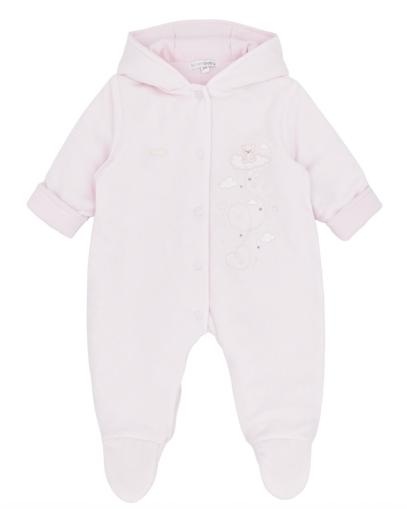 Girls Blues Baby Pramsuit BB3104