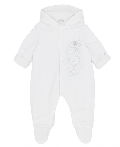 Whte Blues Baby Pramsuit BB3104