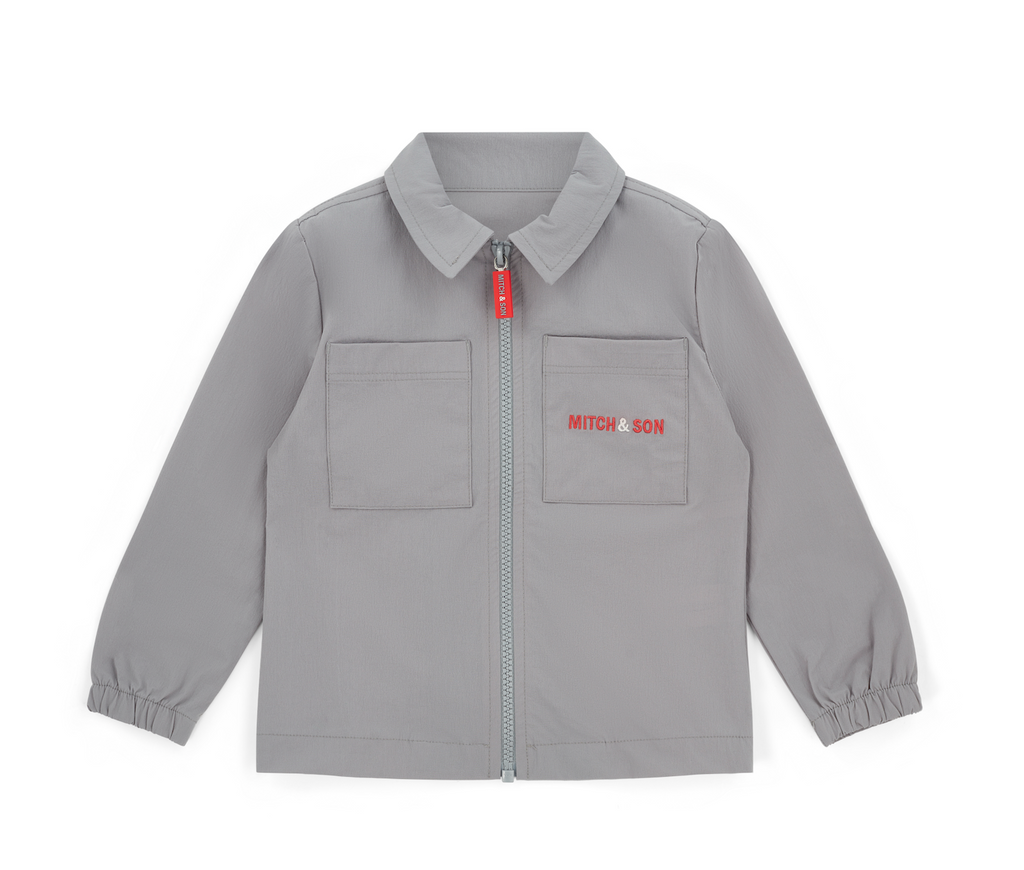 Grey mitch&son Thiago Shacket - PRE ORDER AVAILABLE