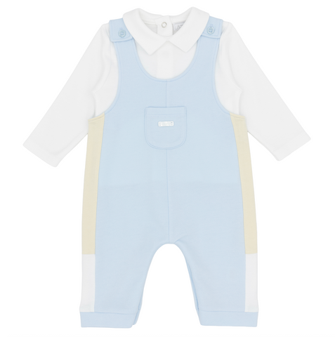 Boys Blue Amore Dungaree Set AM0108