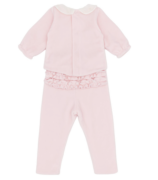 Girls Adriana Mae Velour Set 383-05