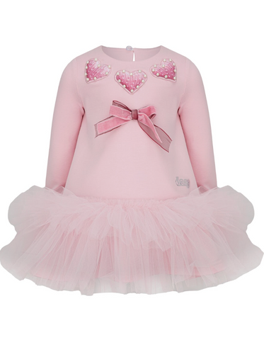 Pink Girls Daga Dress 10829