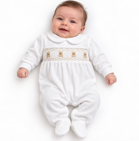 White Kleo Babygrow PJW26002