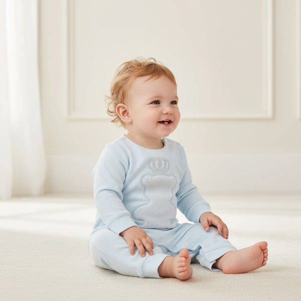 Blue Sofija Teddy Velour 06571