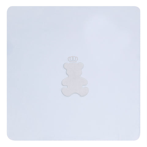 Blue Sofija Velour Blanket 08278B