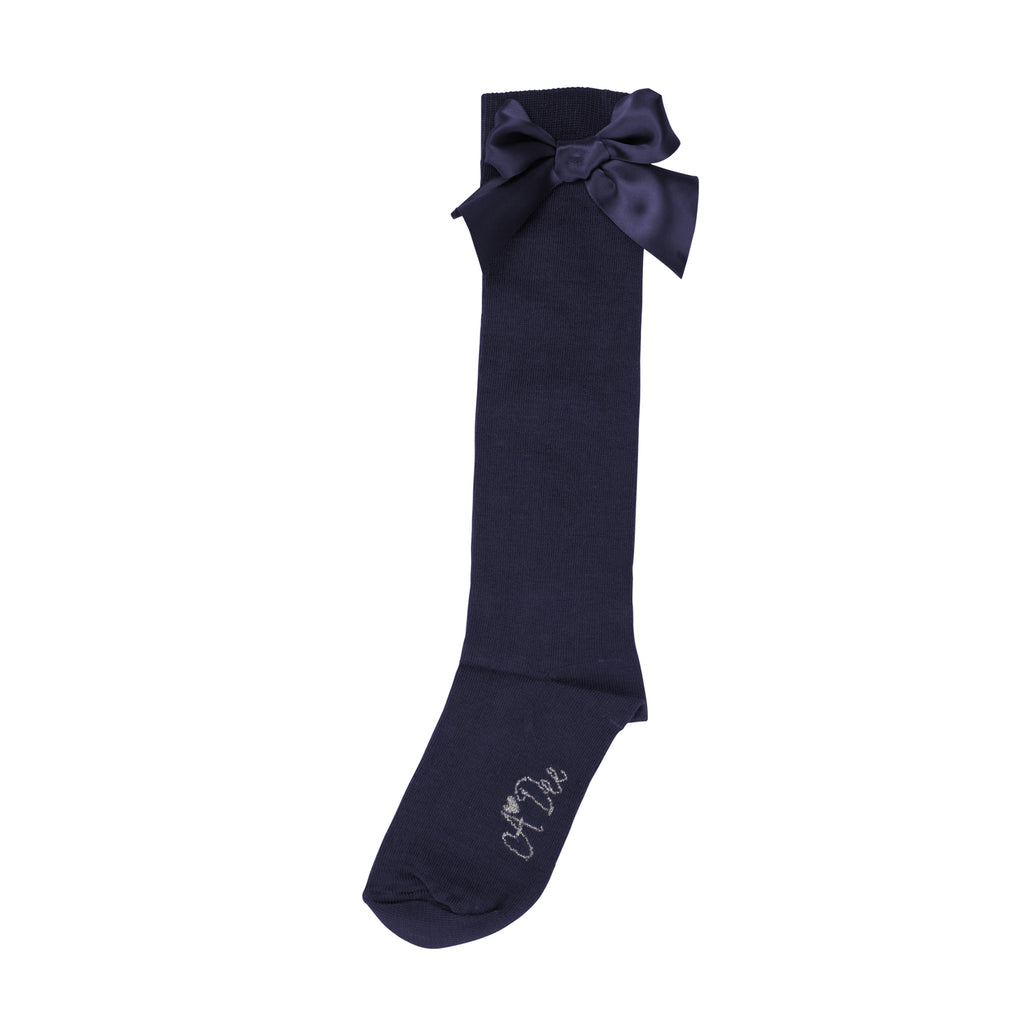 Navy A Dee Binky Socks W246901