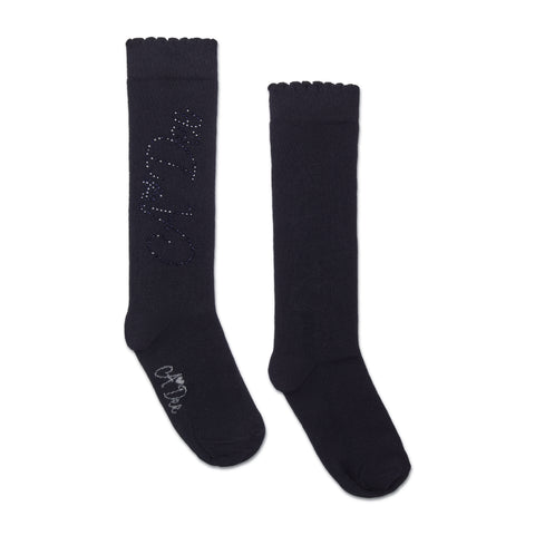 Black ADee Seren School Socks - PRE ORDER